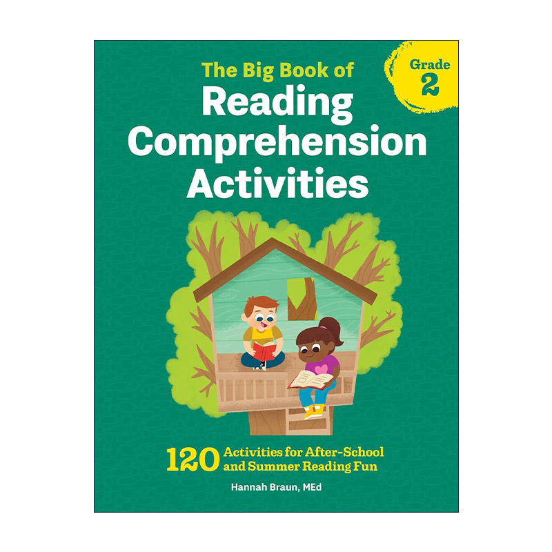 The Big Book of Reading Comprehension Activities, Grade2美国小学英语阅读理解活动大书 二年级 100 个课后与暑期趣味练习CCSS