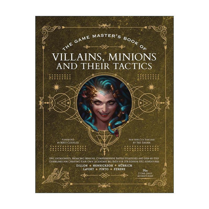 英文原版 The Game Master’s Book of Villains Minions and Their Tactics 游戏大师 反派 小人物及其策略手册 精装 英文版