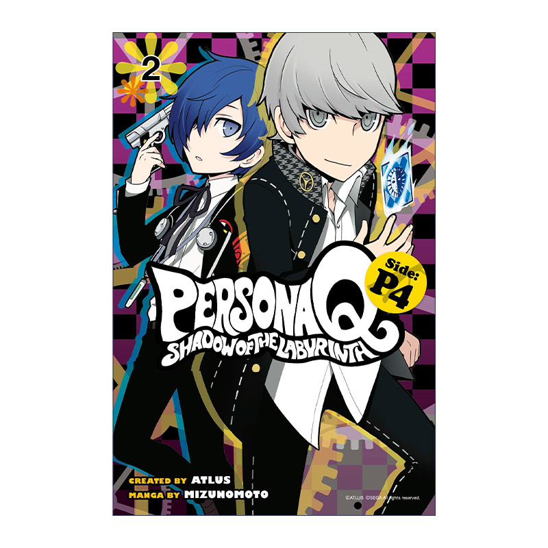英文原版 Persona Q Shadow of the Labyrinth Side P4 Vol.2 女神异闻录Q 迷宫暗影 P4 卷二 日本ATLUS游戏漫画 英文版进口英语书