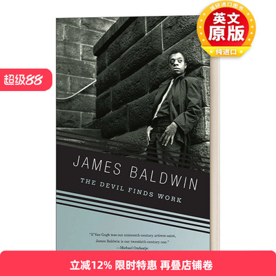 英文原版 The Devil Finds Work Vintage International 魔鬼找到工作 James Baldwin 英文版 进口英语原版书籍