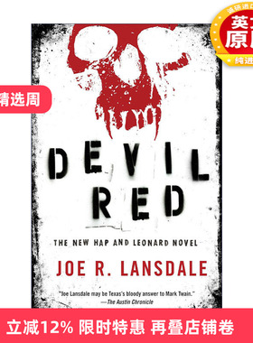 英文原版 Devil Red Hap and Leonard 08 海普与雷纳德系列8 红色魔鬼 同名美剧原著 犯罪推理小说 Joe R. Lansdale 英文版