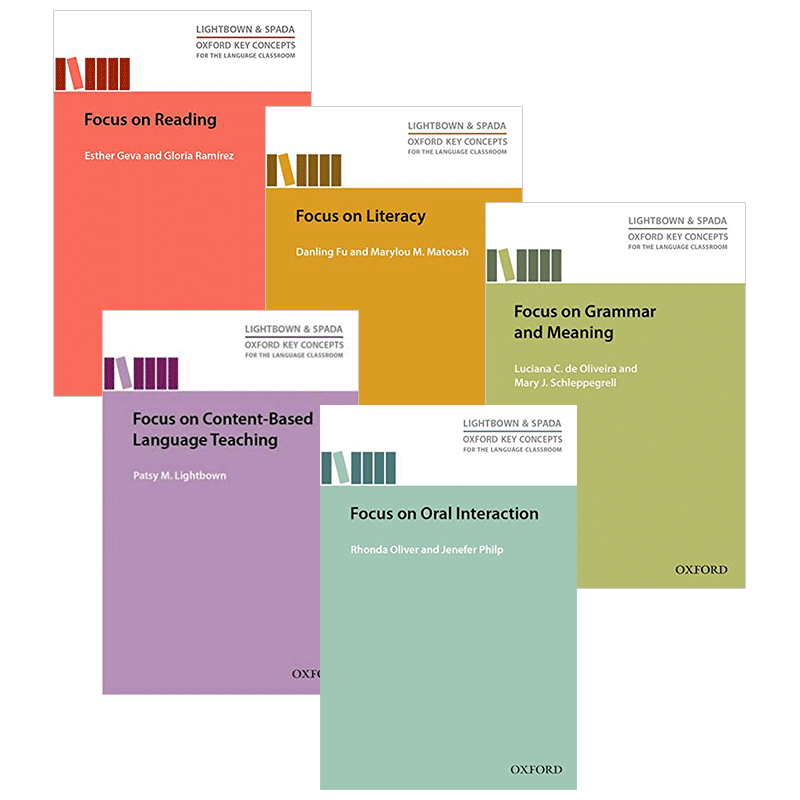 牛津研究型教学指导系列5册套装 英文原版 Oxford Key Concepts 语言 语法 读写 口语互动 阅读 教师教学 英文版 进口原版英语书籍