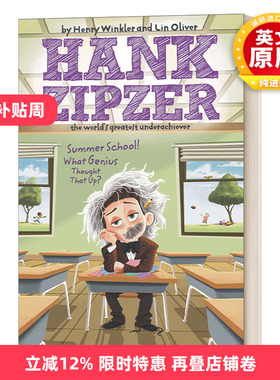 英文原版 Hank Zipzer 08 Summer School! What Genius Thought That Up 汉克历险记8 暑假上课！是哪位天才想出来的 英文版进口书