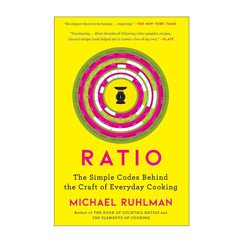 英文原版 Ratio 日常烹饪技艺背后的简单法则 英文版 进口英语原版书籍
