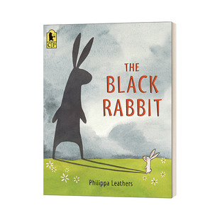7岁儿童友谊主题动物绘本 The 兔子 英文原版 Philippa 进口英语原版 Rabbit 英文版 Black 书籍 黑色 Leathers