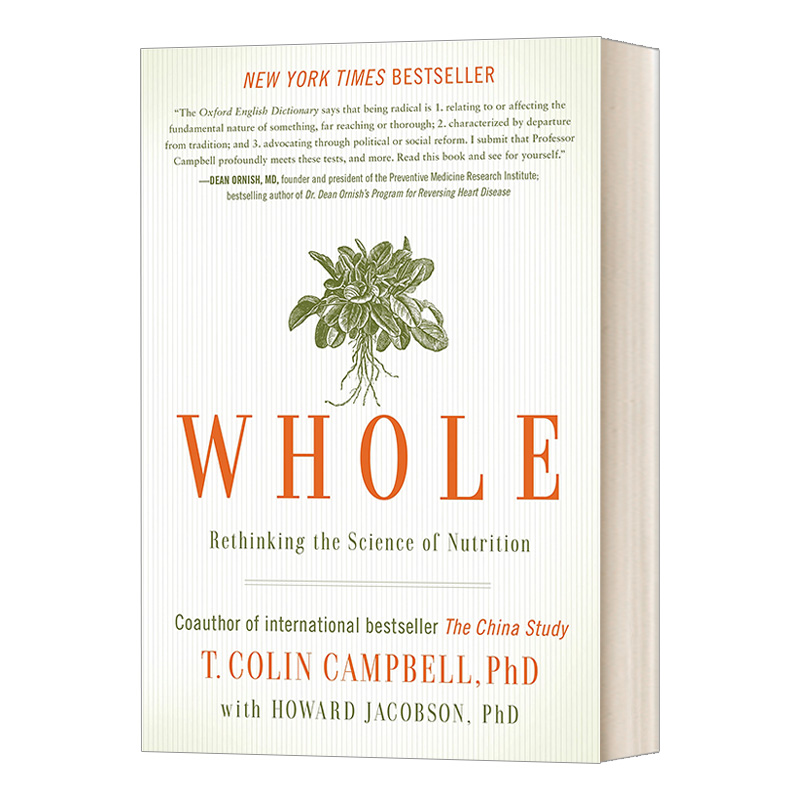英文原版 Whole Rethinking the Science of Nutrition 救命饮食2 全营养与全健康从哪里来 英文版 进口英语原版书籍
