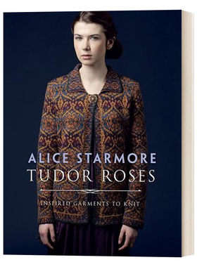 英文原版 Tudor Roses 都铎玫瑰 针织毛衣图案和编织书 英文版 进口英语原版书籍
