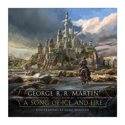 英文原版 A Song of Ice and Fire 2025 Calendar 冰与火之歌2025年日历 George R. R. Martin 英文版 进口英语原版