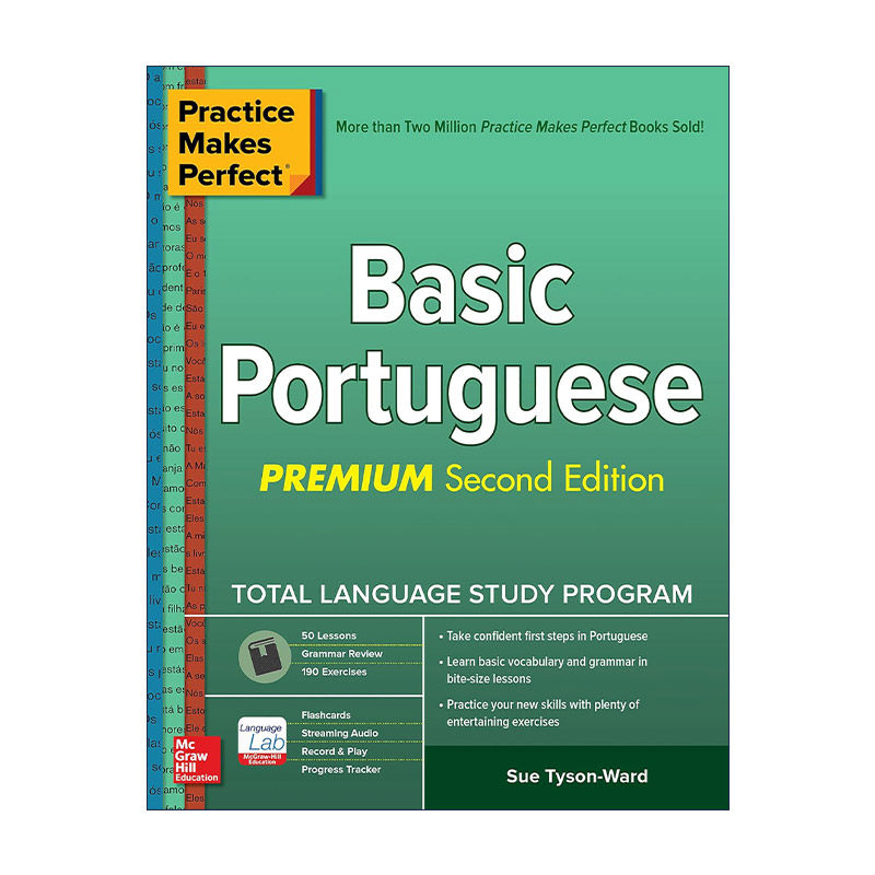 原版 Practice Makes Perfect Basic Portuguese 孰能生巧 基础葡萄牙语 第2版 进口原版书籍