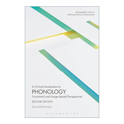 英文原版 A Critical Introduction to Phonology 音系学批判性导论 基于功能与用法的视角 英文版 进口英语原版书籍