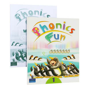 Longman Phonics Fun 香港朗文少儿英语自然拼读1级别 进口原版 英文原版 英文版 英语书籍儿童全英语书 学生用书含练习册