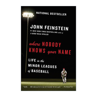 英文原版 Where Nobody Knows Your Name 没有人知道你的名字 在美国职业棒球小联盟的生活 传记 John Feinstein进口英语原版书籍