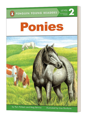英文原版 Ponies 小马驹 企鹅青少分级阅读2级 Penguin Young Readers Level 2 英文版 进口英语原版书籍儿童全英语书