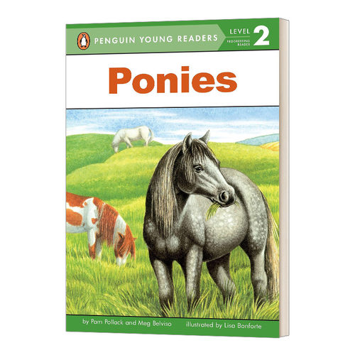 英文原版 Ponies 小马驹 企鹅青少分级阅读2级 Penguin Young Readers Level 2 英文版 进口英语原版书籍儿童全英语书