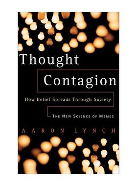 英文原版 Thought Contagion 思想传染 信仰如何在社会中传播 英文版 进口英语原版书籍