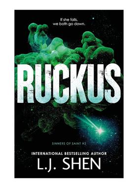 英文原版 Ruckus 骚动 北美晋江浪漫爱情小说 Sinners of Saint系列 2 英文版 进口英语原版书籍
