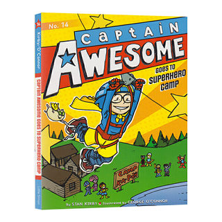 异能船长去露营 Captain Awesome Goes to Superhero Camp 英文原版  英文版儿童初级章节小说 英雄主题小学英语课外阅读读物书籍