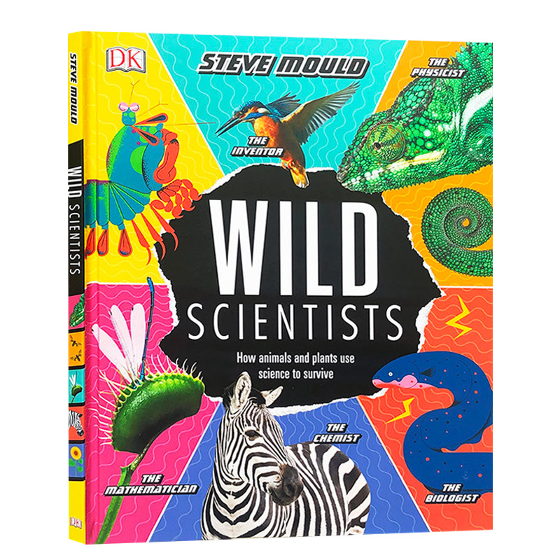英文原版 Wild Scientists 野生科学家 动植物如何利用科学生存 视角独特的儿童精装自然科普百科 英文版 进口英语原版书籍