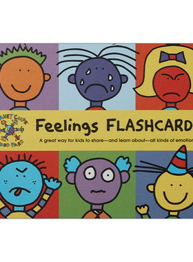 英文原版 Todd Parr Feelings Flash Cards 情绪闪卡 托德帕尔 英文版 进口英语原版书籍