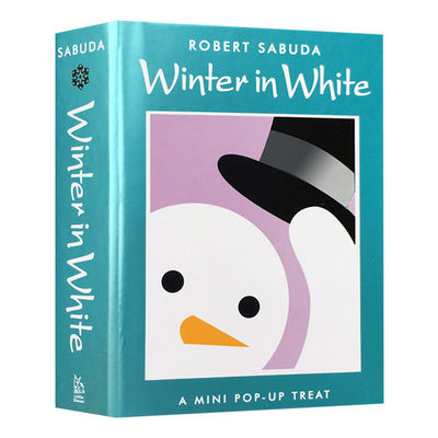 白色的冬天 精装立体书 英文原版绘本 Winter in White a pop up book 儿童英语学习玩具游戏书 英文版进口原版书籍 Robert Sabuda