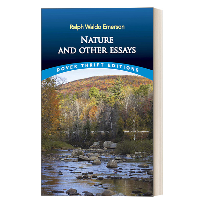 英文原版 nature and other essays 自然 爱默生随笔集 dover thrift