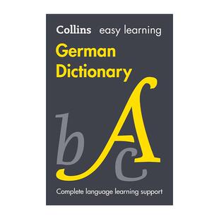 原版 Collins Easy Learning German Dictionary 柯林斯轻松学德语词典 第十版 进口原版书籍