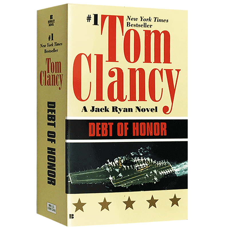 美日开战 英文原版小说 Debt of Honor 军事反恐小说 Tom Clancy 汤姆克兰西 Jack Ryan 杰克瑞安系列 英文版进口书正版