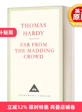 英文原版小说 Far from the Madding Crowd 远离尘嚣 托马斯·哈代 Everyman精装版 英文版 进口英语原版书籍
