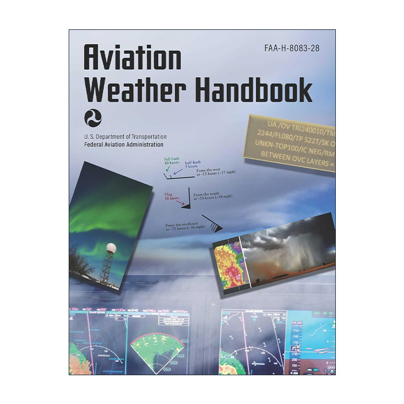 英文原版 Aviation Weather Handbook 2024航空天气手册 美国联邦航空管理局 英文版 进口英语原版书籍