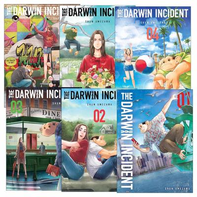 英文原版 Darwin Incident 达尔文事变1-6册 科幻冒险漫画 梅泽俊 英文版 进口英语原版书籍