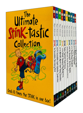 英文原版 The Ultimate Stink-tastic Collection 朱迪弟弟儿童章节故事书 10册套装 英文版 进口英语原版书籍