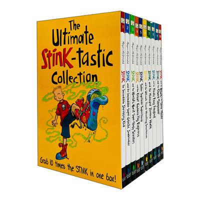 英文原版 The Ultimate Stink-tastic Collection 朱迪弟弟儿童章节故事书 10册套装 英文版 进口英语原版书籍