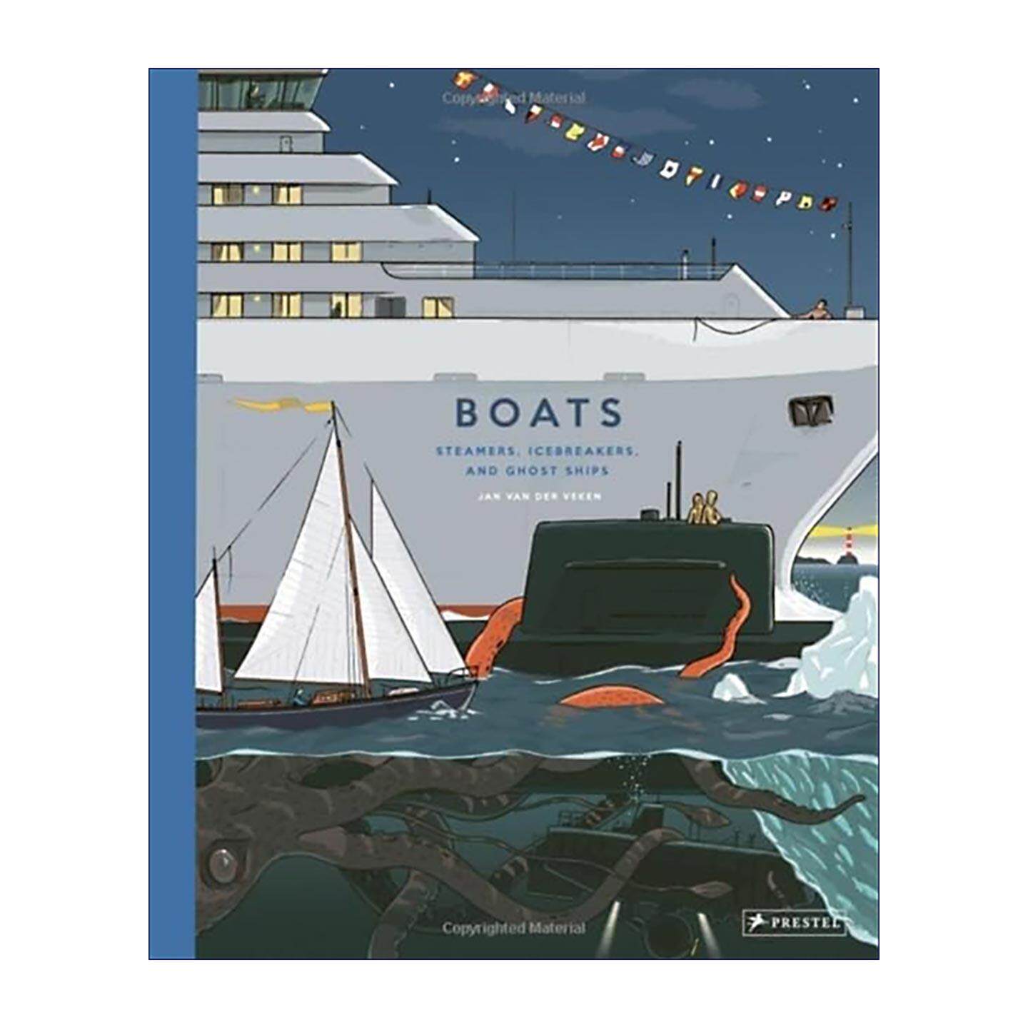 英文原版 Boats 船舰大百科 蒸汽船 破冰船与幽灵船 儿童科普百科读物精装 英文版 进口英语原版书籍