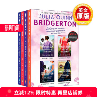 英文版 书籍 Set 布里奇顿 柏捷顿家族 Boxed 进口英语原版 英文原版 盒装 Bridgerton