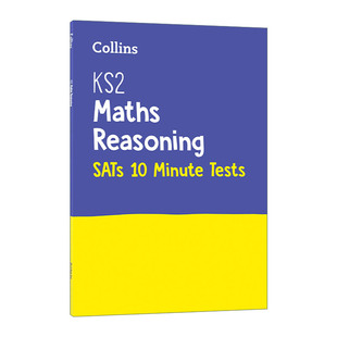 英文原版 书籍 英文版 SATs Maths 进口英语原版 Minute KS2 Tests 柯林斯英国小学数学推理10分钟测试 Collins Reasoning