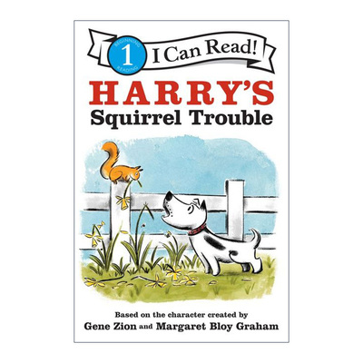 英文原版 Harry's Squirrel Trouble 哈利的松鼠麻烦 I Can Read level 1分级阅读 英文版 进口英语原版书籍