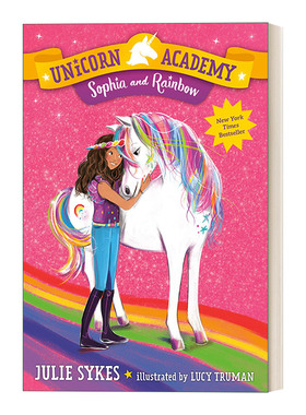 英文原版 Unicorn Academy 01 Sophia and Rainbow 独角兽学院系列1 儿童章节桥梁故事书 Lucy Truman 英文版 进口英语原版书籍