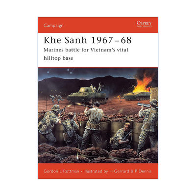 英文原版 Khe Sanh 1967–68 越南1967-1968溪山战役 战争历史系列 英文版 进口英语原版书籍
