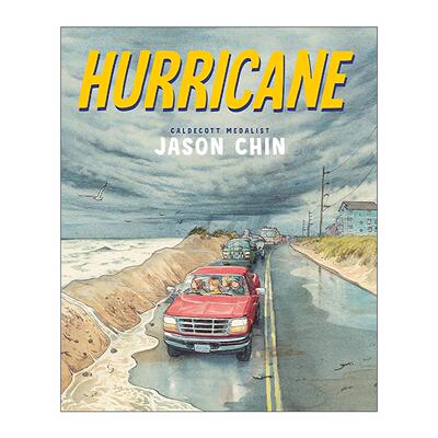 英文原版 Hurricane 飓风 儿童精装自然科普绘本 凯迪克奖插画师陈振盼新作 英文版 进口英语原版书籍