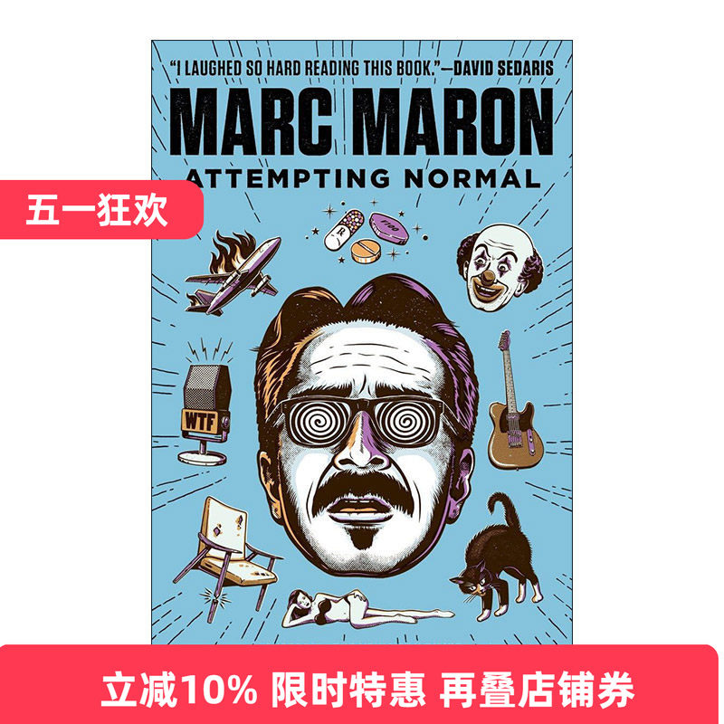 英文原版 Attempting Normal 尝试正常 脱口秀演员Marc Maron马克·马龙自传 英文版 进口英语原版书籍