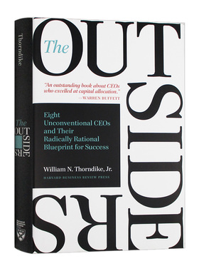 商界局外人 巴菲特尤为看重的八项企业家特质 英文原版 The Outsiders 威廉桑代克 投资的视角看待管理 英文版英语企业管理书籍