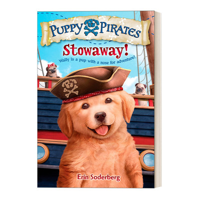 英文原版 Puppy Pirates01 Stowaway 小狗海盗系列01 偷渡者 儿童动作冒险章节桥梁故事书 Erin Soderberg 英文版 进口英语原版书