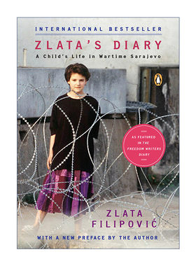 英文原版 Zlata's Diary 兹拉塔的日记 战时萨拉热窝一个孩子的生活 修订版 传记 Zlata Filipovic 英文版 进口英语原版书籍