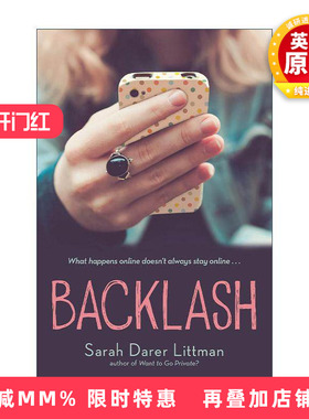 英文原版 Backlash 强烈反应 青少年霸凌主题 英文版 进口英语原版书籍