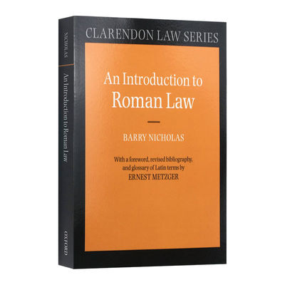 英文原版 An Introduction to Roman Law 罗马法律导论 英文版 进口英语原版书籍