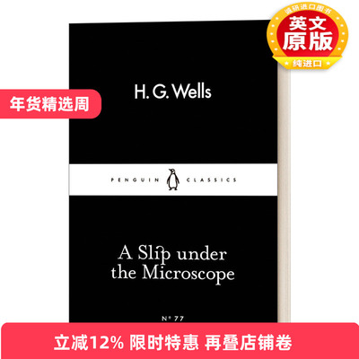 英文原版 A Slip Under the Microscope 显微镜下的滑动 H.G.威尔斯 英文版 进口英语原版书籍