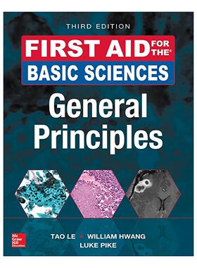英文原版 First Aid for the Basic Sciences General Principles 美国医师执照考试Step1临床知识基础知识 第3版 USMLE考试宝典