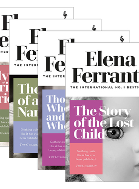 英文原版 Neapolitan Quartet 那不勒斯四部曲1-4册 新版 埃莱娜费兰特 文学小说 英文版 进口英语原版书籍