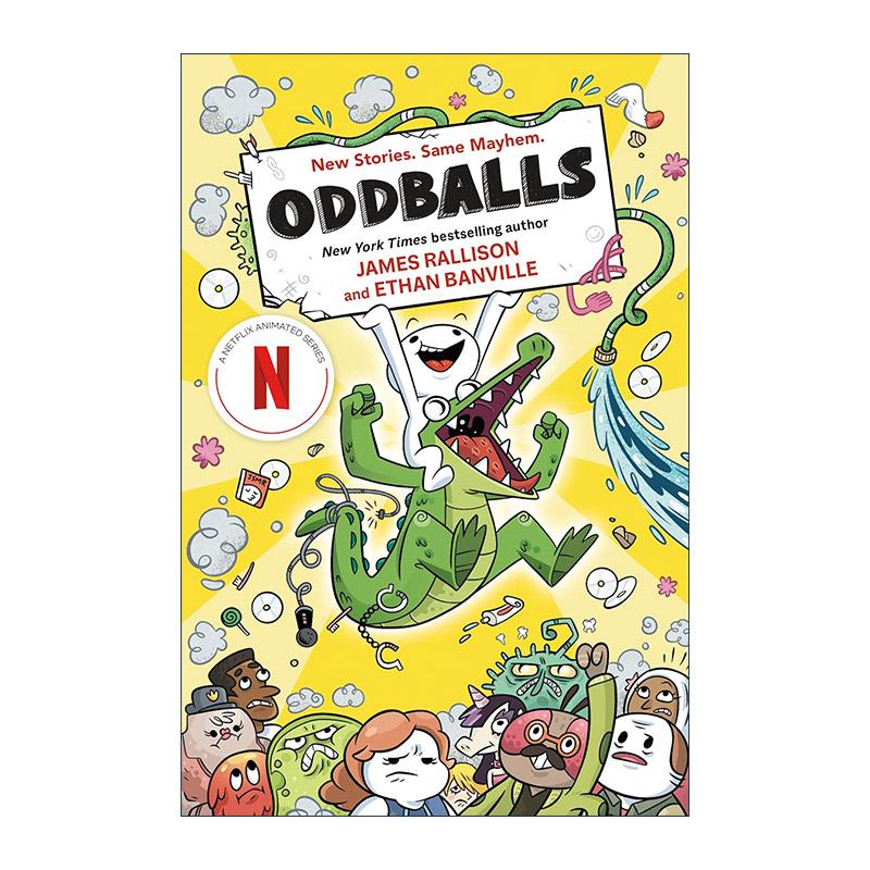 英文原版 Oddballs 詹姆斯的奇异冒险 异类 同名动画漫画图像小说 The Odd 1s Out作者James Rallison 英文版 进口英语原版书籍