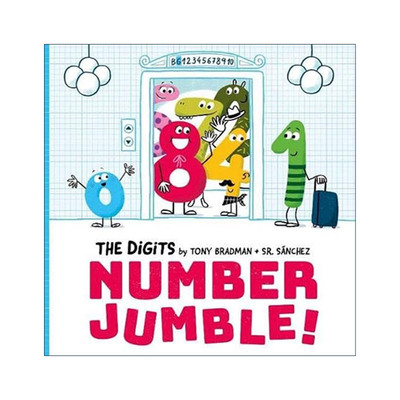 英文原版 The Digits Number Jumble 牛津精品绘本 数字主题 数字游戏 英文版 进口英语原版书籍